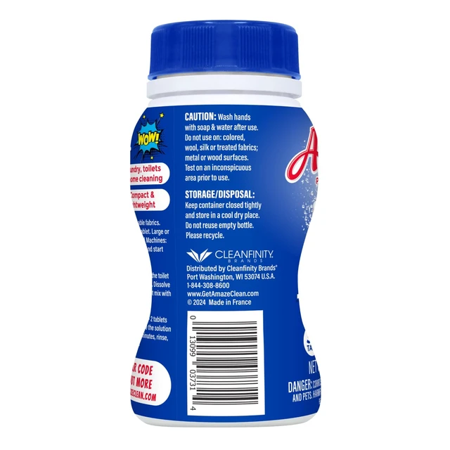 Alt view image 3 of 6 - Ultra Concentrated Bleach Tablets, Original Scent, 32 Tablets - AMAZE