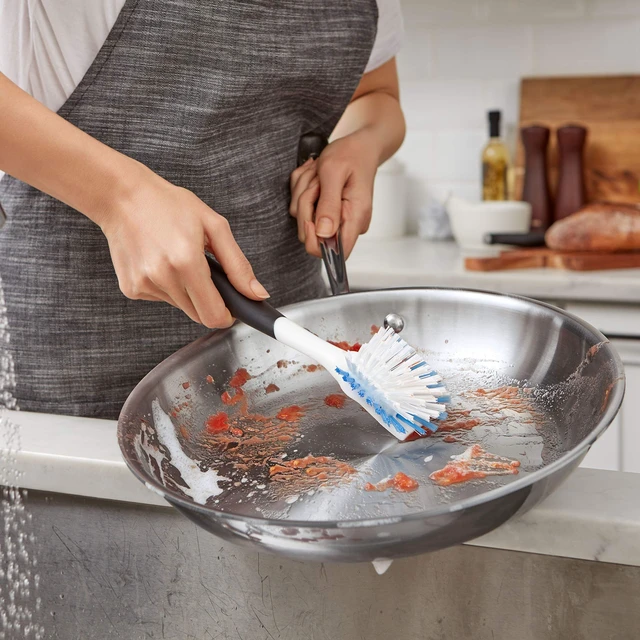 Alt view image 2 of 2 - OXO Good Grips Dish Scrub Brush with Non-Slip Handle, Nylon Bristles