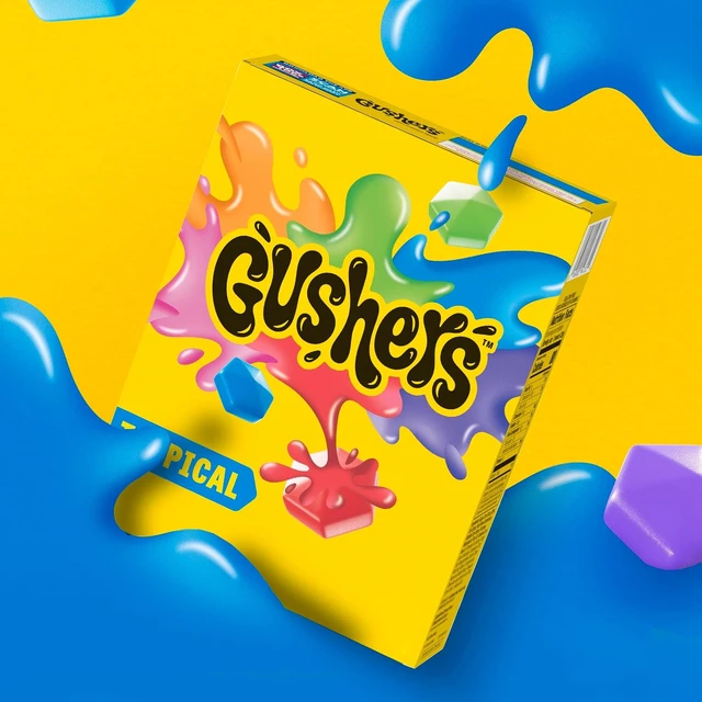 Alt view image 3 of 6 - Gushers Tropical Fruit Flavored Snacks, 6ct, 4.8oz