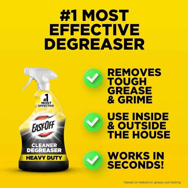 Alt view image 5 of 7 - Easy-Off Heavy Duty Degreaser Spray, Kitchen Cleaner, 32oz