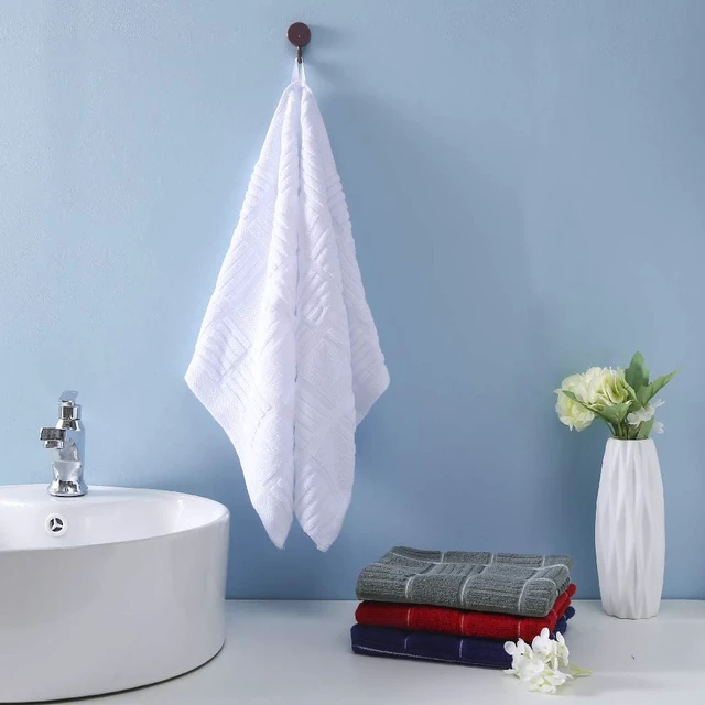 Alt view image 6 of 7 - ViewSonic 100% Cotton Kitchen Towels, Absorbent Dish Towels with Hanging Loop, Soft Kitchen Hand Towels for Washing Drying Dishes(16x26, Set of 3, Navy)