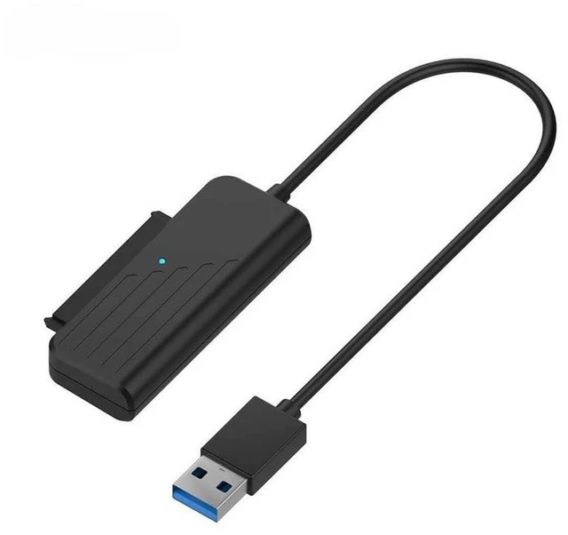 Main image of 6-inches Super Speed USB 3.0 To SATAIII 6Gbps 22 Pin 2.5 Inch Hard Disk Driver Adapter Cable Converter w/UASP, SATA to USB 3.0 Converter for SSD/HDD