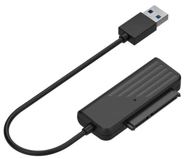 Alt view image 2 of 5 - 6-inches Super Speed USB 3.0 To SATAIII 6Gbps 22 Pin 2.5 Inch Hard Disk Driver Adapter Cable Converter w/UASP, SATA to USB 3.0 Converter for SSD/HDD