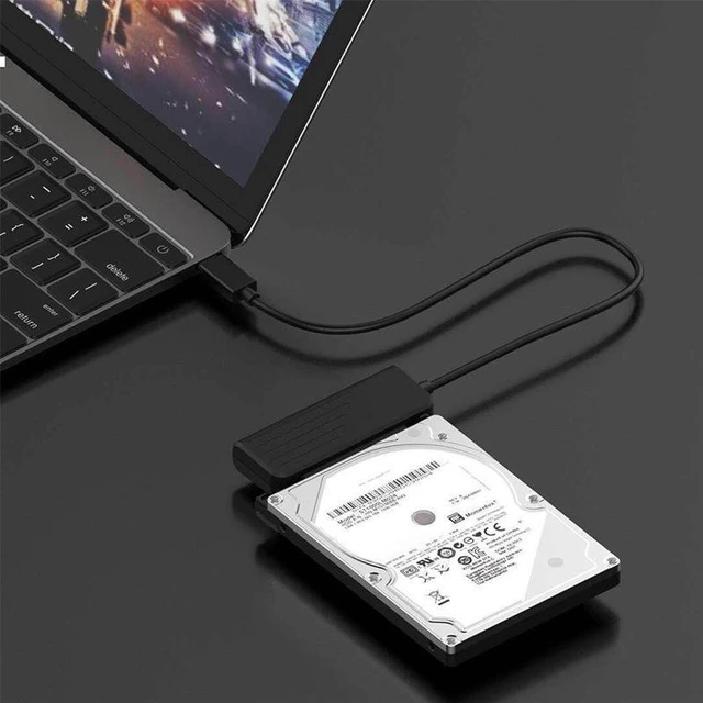 Alt view image 5 of 5 - 6-inches Super Speed USB 3.0 To SATAIII 6Gbps 22 Pin 2.5 Inch Hard Disk Driver Adapter Cable Converter w/UASP, SATA to USB 3.0 Converter for SSD/HDD