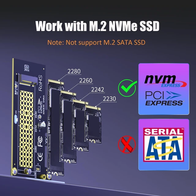 Alt view image 4 of 7 - PA09-X1 M.2 NVMe to PCIe 4.0 X1 Adapter
