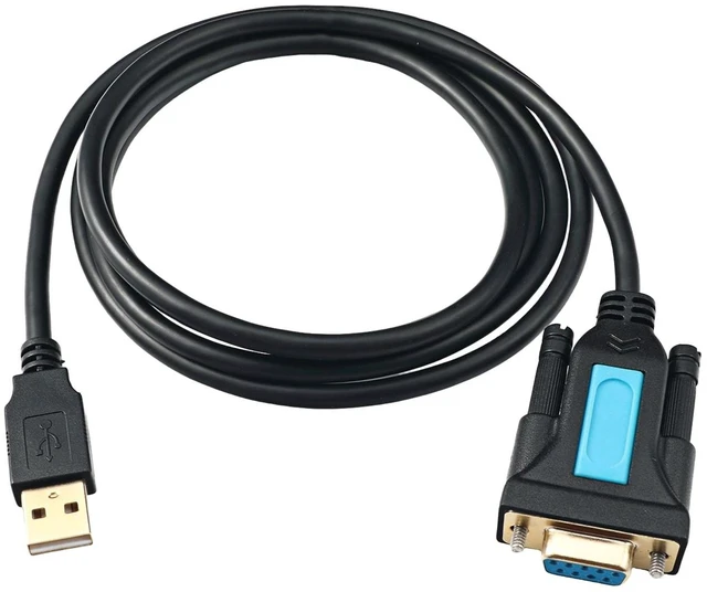 Main image of USB to RS232 Male Adapter with PL2303 Chipset USB to Serials Converter for Desktop Laptop Scanner Accessories Serials Converter Cable