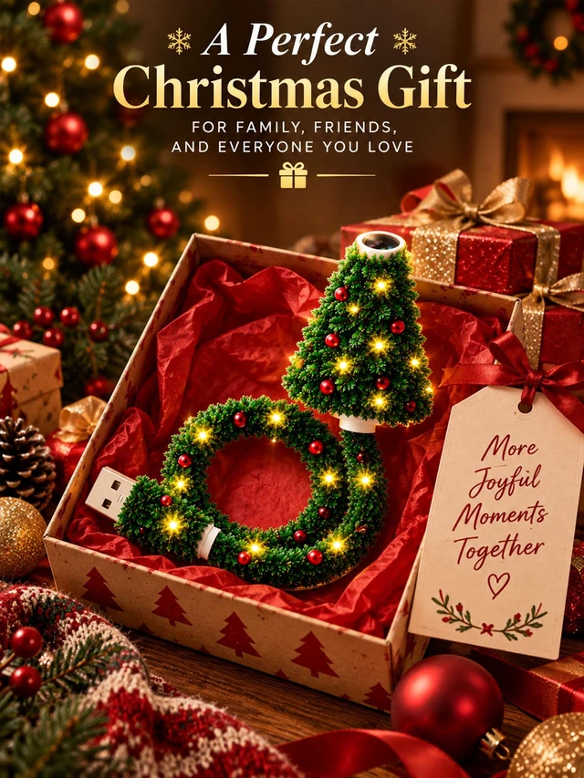 Alt view image 7 of 7 - Plug and Play Hd USB Christmas Tree Projector with 6 Festive Scenes | Christmas Tree Design Plug in Night Light Ceiling Projector Indoor, for Room Decor Holiday Party Xmas Gifts