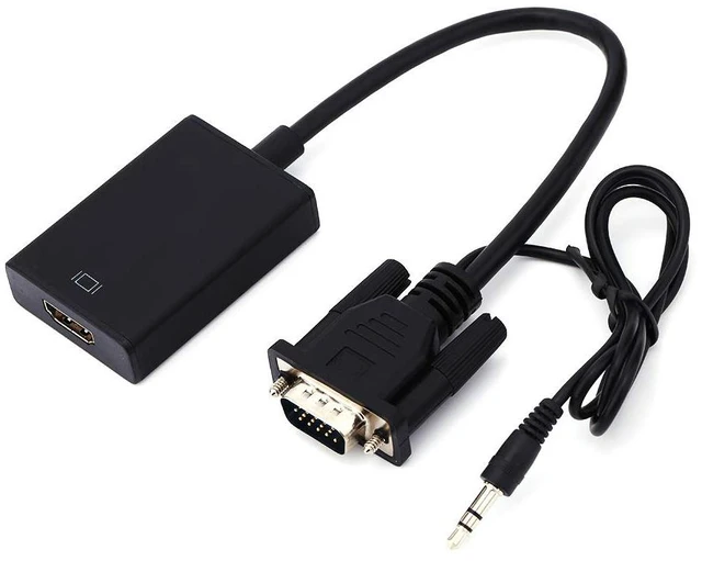 Main image of goodstumbler 1080P HD VGA to Hdmi Adapter Converter with USB Cable, Vga to Displayport Adapter for PC Computer, Notebook, DVD Player Etc.