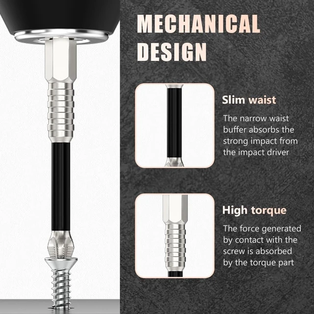 Alt view image 3 of 6 - K5 PH2 Impact Screwdriver Bit Set, PH2 Magnetic Screwdriver Bits Set, 12PCS K5 Alloy Steel Impact Driver Bits, K5 Impact Resistant Non Slip Bit Set for Woodworking Cabinet Construction