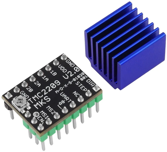 Main image of TMC2209 V2.0 Stepper Motor Driver,Support UART Mode | Fit for Ender 3 E3D V3 Control Board 3D Printer Parts Replace A4988