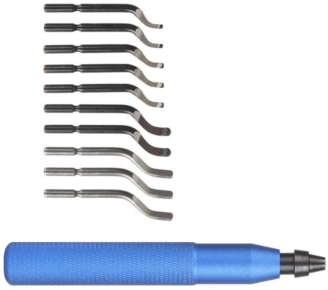 Main image of 3D Printing Model Trimming Scraper 10 Pack Inserts for Metal Resin Aluminum Copper Deburring and Finishing Metal Deburring Tool