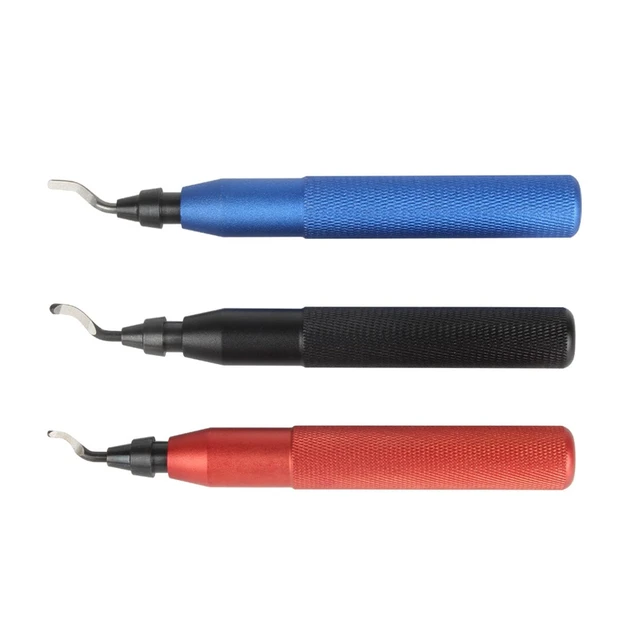 Alt view image 6 of 7 - 3D Printing Model Trimming Scraper 10 Pack Inserts for Metal Resin Aluminum Copper Deburring and Finishing Metal Deburring Tool