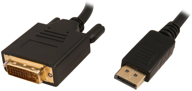 Main image of DP-DVI-6 6 ft. DP DisplayPort Male to DVI-D Male Adapter Cable, Black