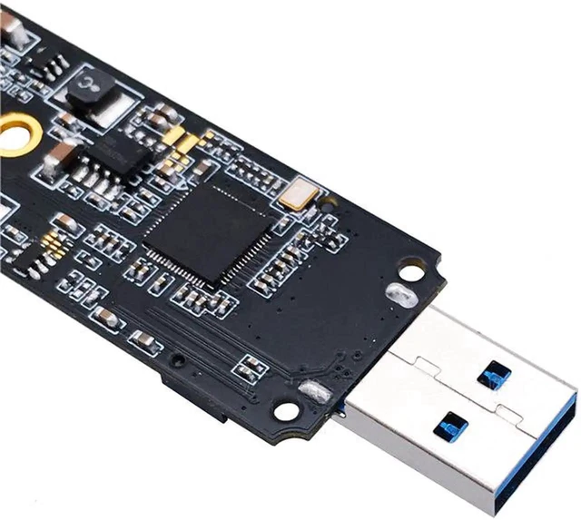 Alt view image 7 of 7 - M.2 NVME SSD to USB 3.1 Adapter PCI-E to USB-A 3.0 Internal Converter Card 10Gbps USB3.1 Gen 2 for Samsung 970 960/For Intel NEW