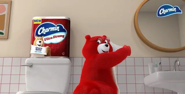 Alt view image 3 of 7 - Charmin Ultra Strong Toilet Paper 4 Mega Rolls, 220 Sheets Per Roll