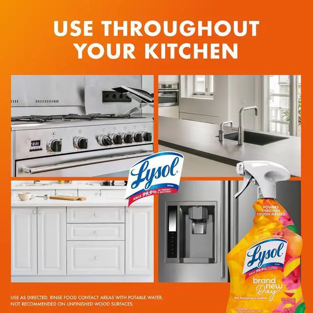 Alt view image 4 of 7 - Lysol Brand New Day All Purpose Cleaner Mango & Hibiscus, Deep Clean 32 fl oz