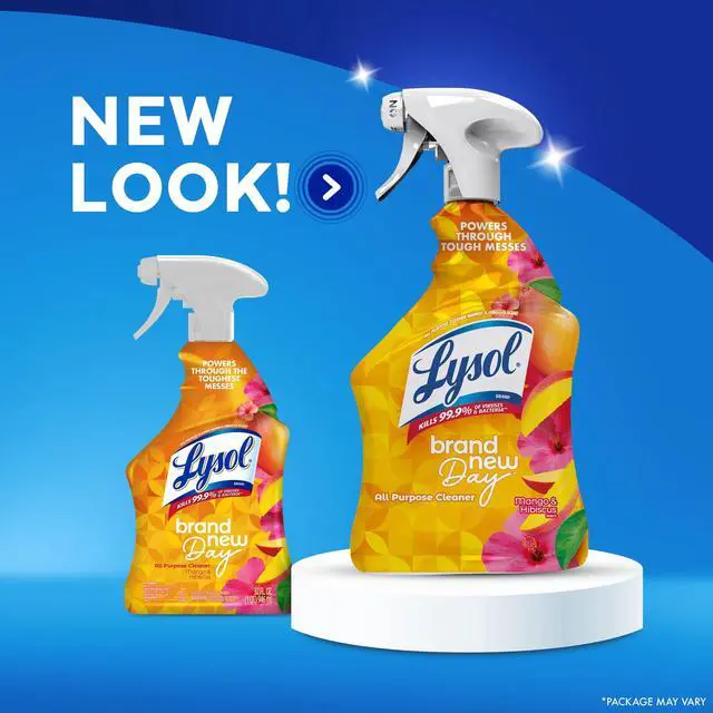 Alt view image 2 of 7 - Lysol Brand New Day All Purpose Cleaner Mango & Hibiscus, Deep Clean 32 fl oz