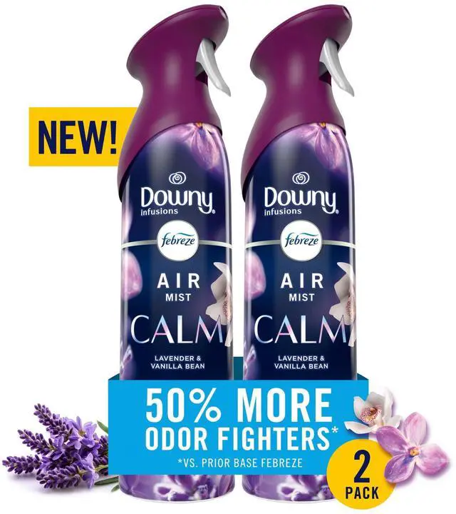 Main image of Febreze Air Mist Air Freshener Spray, Downy Calm, 8.1oz, 2 Count