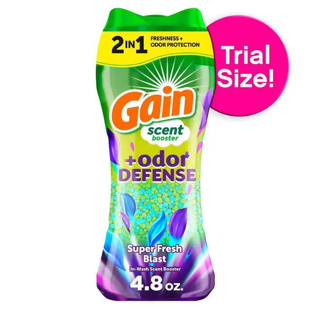 Alt view image 3 of 7 - Gain Laundry Scent Beads, Odor Defense 2-in-1 In-Wash Scent Booster, Super Fresh Blast Scent, 4.8 oz