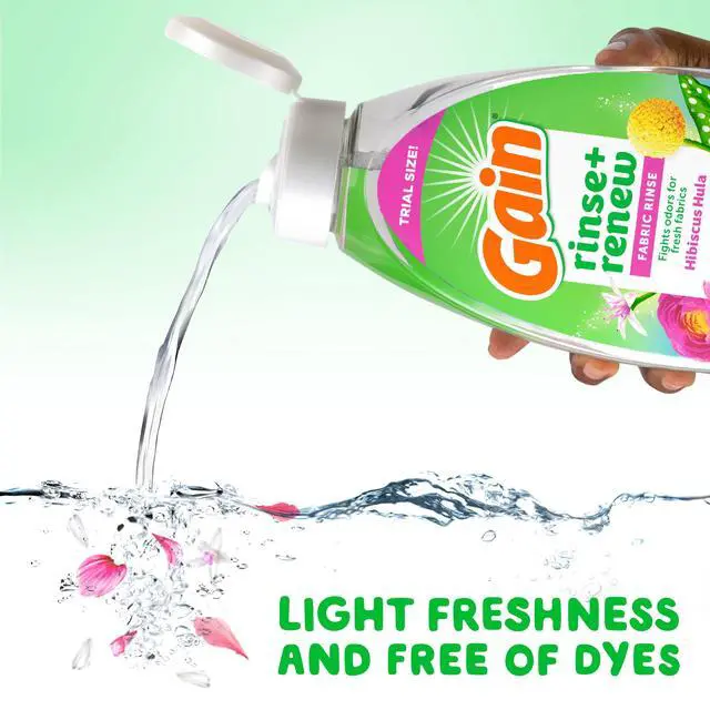 Alt view image 7 of 7 - Gain Rinse and Fabric Rinse, Odor Eliminating, Hibiscus Hula, 16 fl oz