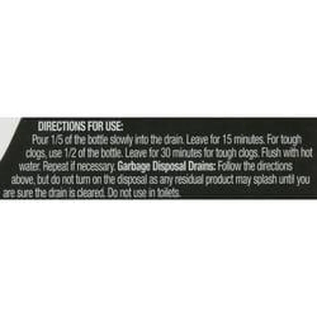 Alt view image 2 of 2 - Great Value Drain Clog Remover, Unscented, 80 fl oz