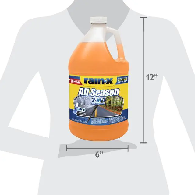 Alt view image 6 of 6 - Rain-X -20F 2-In-1 All-Season Washer Fluid
