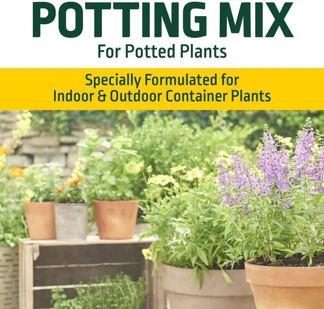 Alt view image 3 of 6 - Expert Gardener Potting Mix for Potted Plants, 1 Cu. Ft., Indoor and Outdoor Soil