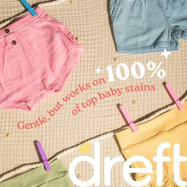 Alt view image 6 of 7 - Dreft Liquid Laundry Detergent for Babies, Tackles 100% of Common Baby Stains, 84 fl oz, 64 Loads