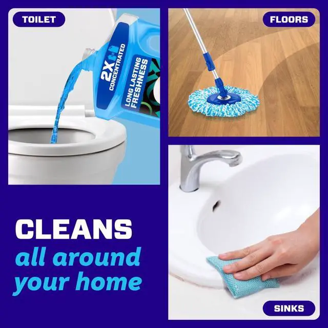 Alt view image 5 of 7 - Mr. Clean 2X Concentrated Multi Surface, All Purpose Cleaner with Unstopables Fresh Scent, 64 fl oz