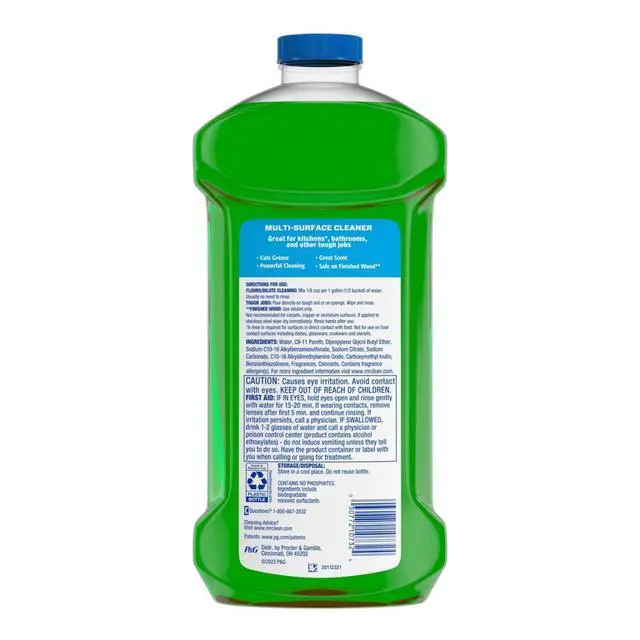 Alt view image 6 of 6 - Mr. Clean All Purpose Cleaner, Cleaning Liquid, Gain, 41 fl oz