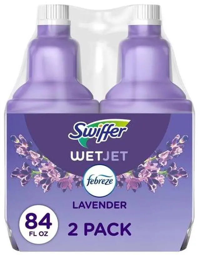 Main image of Swiffer Wet Jet Solution Refill, Lavender, 2 x 42.2 fl oz