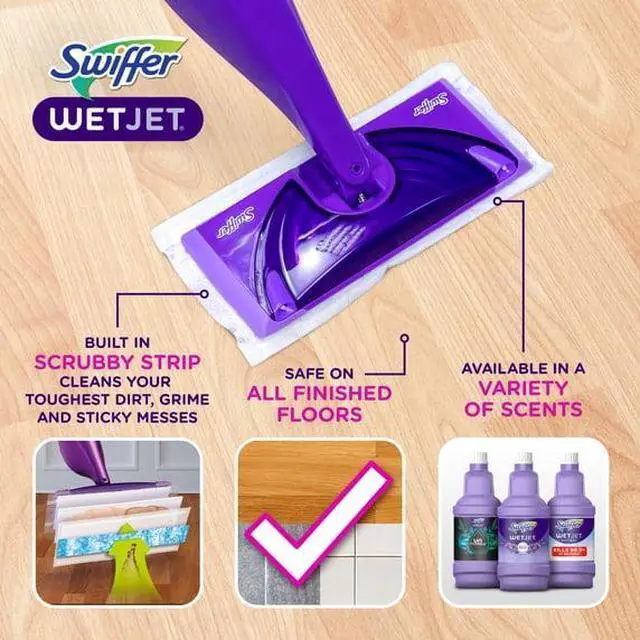 Alt view image 3 of 5 - Swiffer Wet Jet Solution Refill, Lavender, 2 x 42.2 fl oz