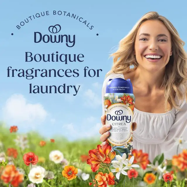 Alt view image 6 of 7 - Downy Laundry Scent Beads Boutique Botanicals In-Wash Scent Booster, Citrea Scent, 21.1 oz