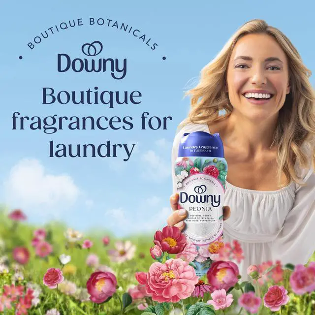Alt view image 7 of 7 - Downy Laundry Scent Beads Boutique Botanicals In-Wash Scent Booster, Peonia Scent, 21.1 oz