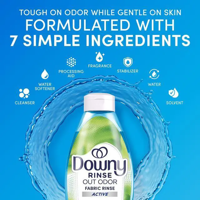 Main image of Downy Rinse Out Odor Laundry Rinse, Active Fresh Scent, 48 fl oz