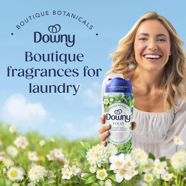 Alt view image 6 of 7 - Downy Laundry Scent Beads Boutique Botanicals In-Wash Scent Booster, Folia Scent, 21.1 oz