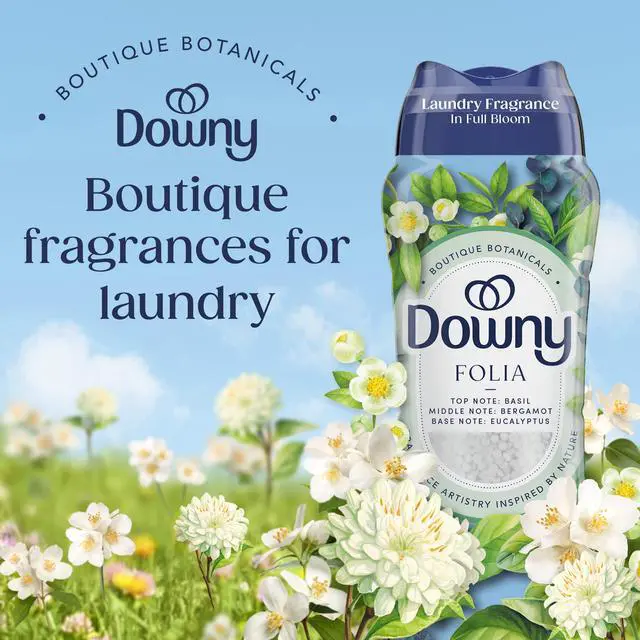 Alt view image 2 of 7 - Downy Laundry Scent Beads Boutique Botanicals In-Wash Scent Booster, Folia Scent, 21.1 oz