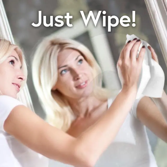Alt view image 5 of 7 - Windex Glass Window and Surface Pre-Moistened Wipes, Original, 38 Wipes, 3 Count Pack (114 Wipes Total)