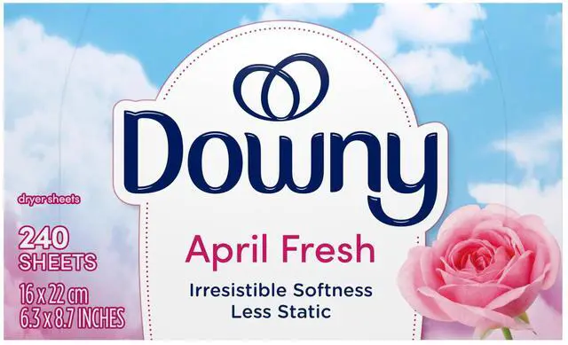 Alt view image 7 of 7 - Downy Fabric Softener Dryer Sheets, April Fresh Scent, 240 Count