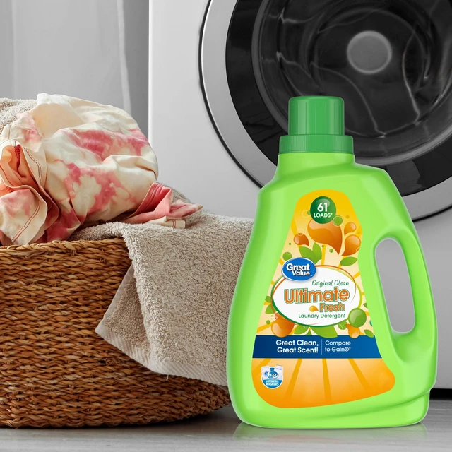 Main image of Great Value Ultimate Fresh Laundry Detergent, Original Clean, 88 fl oz, 61 Loads