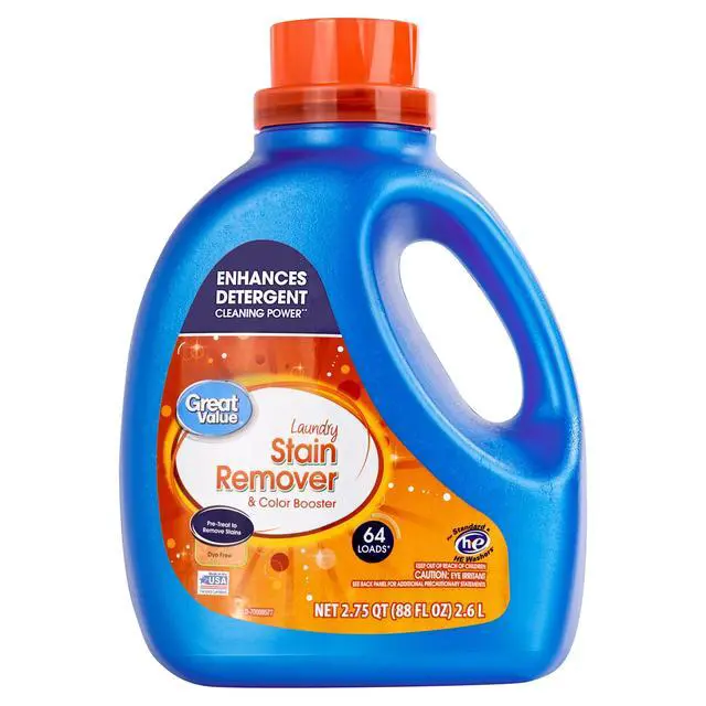 Alt view image 2 of 7 - Great Value Laundry Stain Remover & Color Booster, 88 fl oz