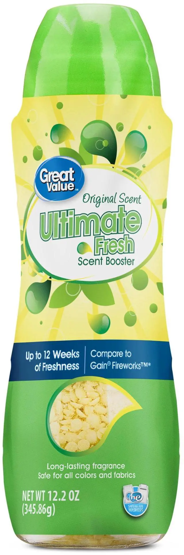 Main image of Great Value Ultimate Fresh Scent Booster, Original Scent, 12.2 oz, Compare to Gain Fireworks