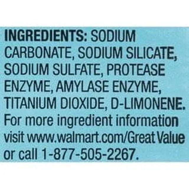 Alt view image 3 of 3 - (3 pack) Great Value Automatic Dishwasher Powder, Original Scent, 75 oz, 1 Count