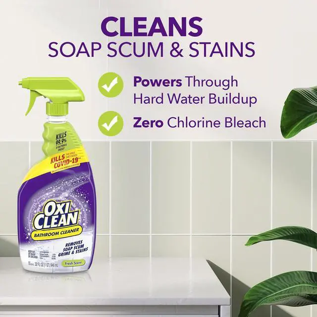 Alt view image 3 of 7 - OxiClean Bathroom Cleaner, 32 oz
