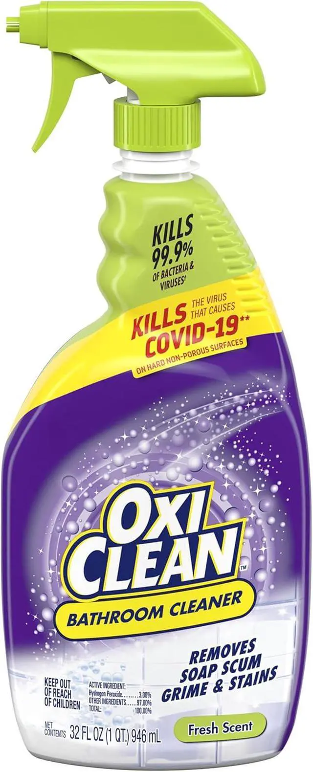 Alt view image 2 of 7 - OxiClean Bathroom Cleaner, 32 oz