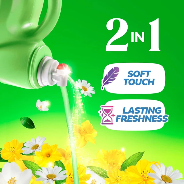 Alt view image 3 of 5 - Gain, Liquid Laundry Fabric Softener, Laundry Conditioner, Long Lasting Scent, Softens, Freshness, Helps with Static & Wrinkles, Original Scent, 140 fl oz (Packaging May Vary)
