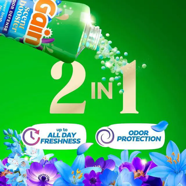 Alt view image 5 of 6 - Gain In-Wash Laundry Scent Booster Beads Long-Lasting Fresh Scent Beads All Day Freshness and Odor Protection, Super Fresh Blast Scent, 21.1 oz (Packaging May Vary)