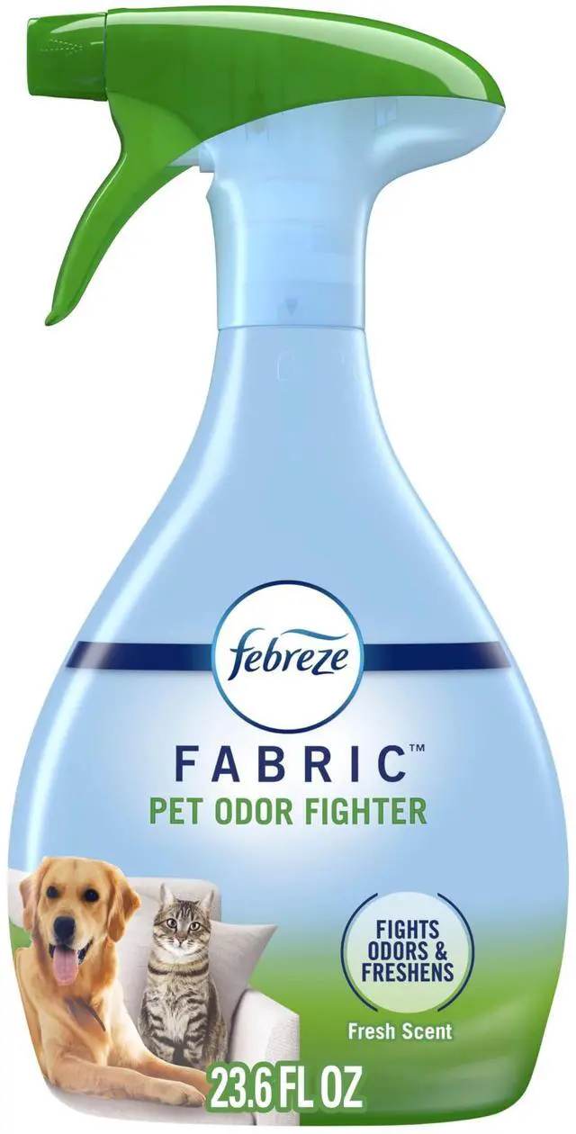 Main image of Febreze Fabric Spray Air Freshener, Odor-Fighting, Pet Odor Fighter Scent, 23.6fl oz, Multi-Use, Linen Spray, Couch Cleaner, Sneaker Balls Alternative