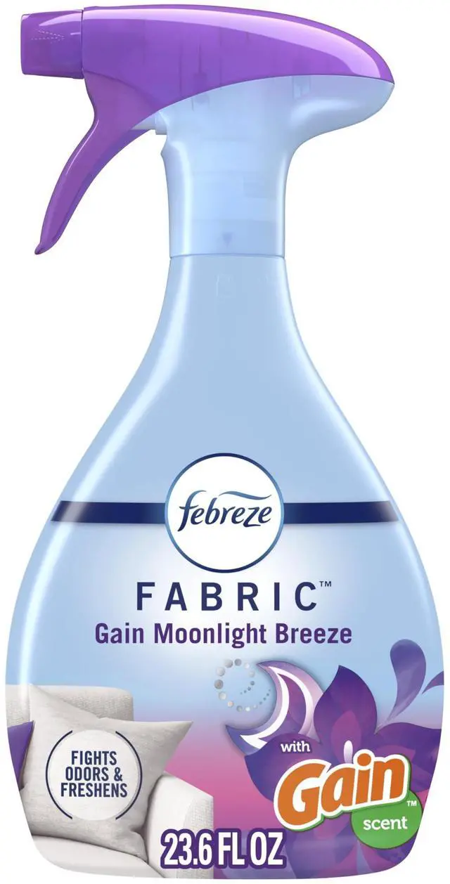 Main image of Febreze Fabric Spray Odor-Fighting Multi-Use Air Freshener for Couch and Linen, Sneaker Balls Alternative, Gain Moonlight Breeze Scent, 23.6 fl oz