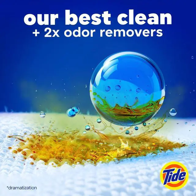 Alt view image 5 of 6 - Tide Odor Defense + Oxi Laundry Detergent Pacs, 45 Count, Original Scent, Advanced Odor + Stain Fighter